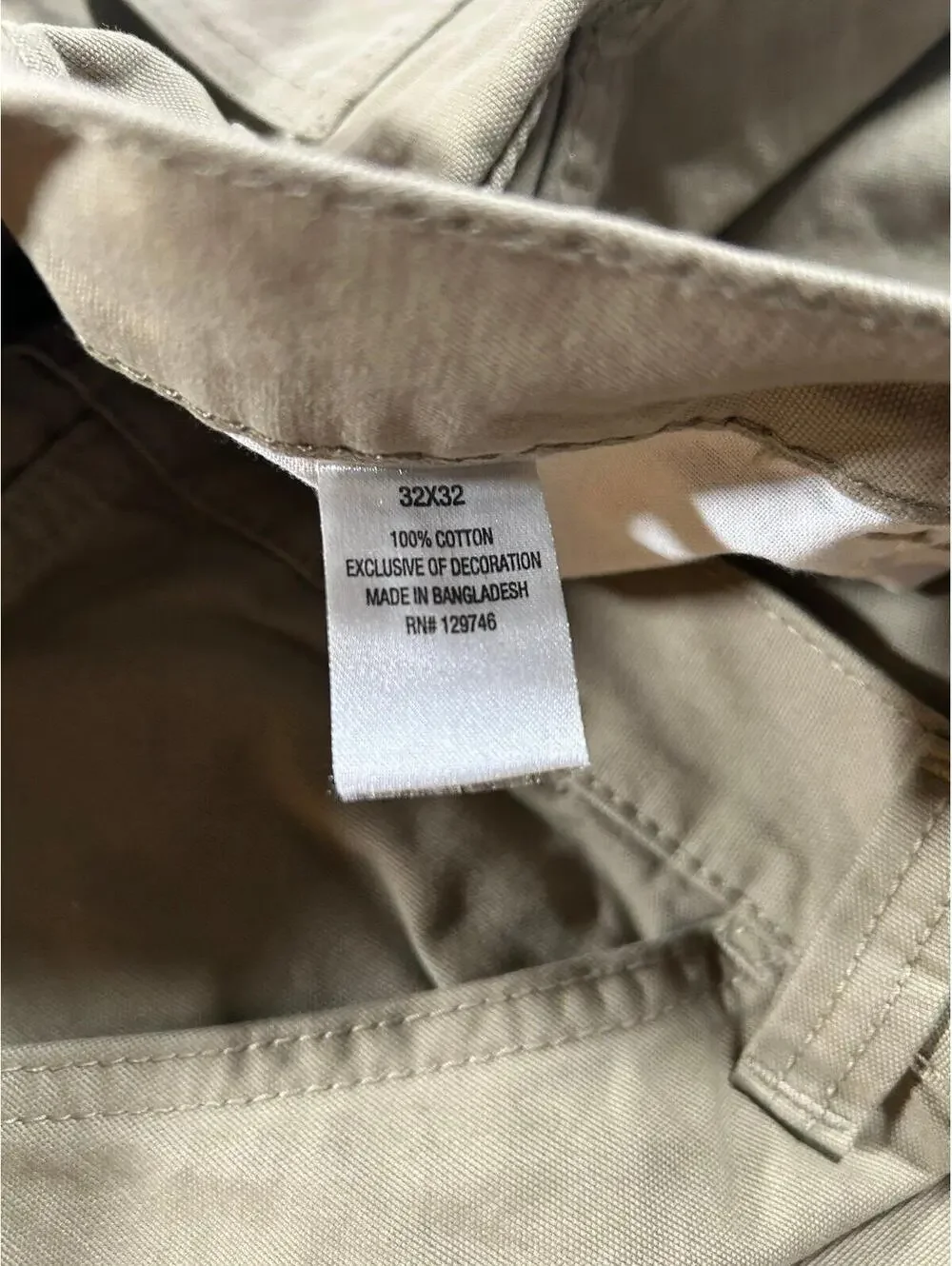 Blue Mountain Canvas Utility Pant - Relaxed Fit Men’s Size 32x32 NWT